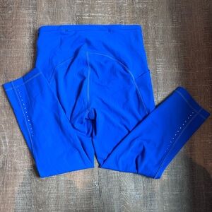 Women’s Lululemon Swift Speed High-Rise 21” leggings  size 6 in Blazer Blue Tone